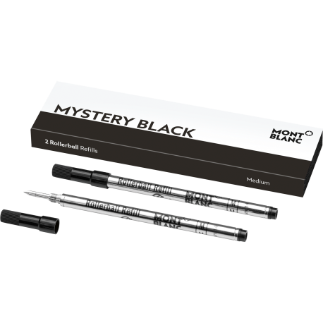 2 recharges pour rollerball (M) Mystery Black