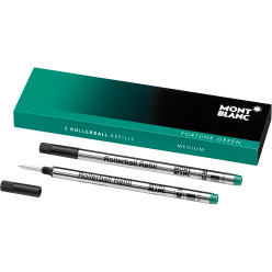 2 recharges pour rollerball (M) Fortune Green