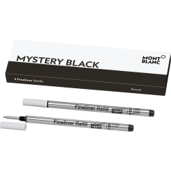 Recharges de feutre fin (B) Mystery Black x2