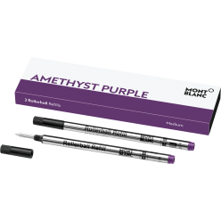 2 recharges pour rollerball (M) Amethyst Purple