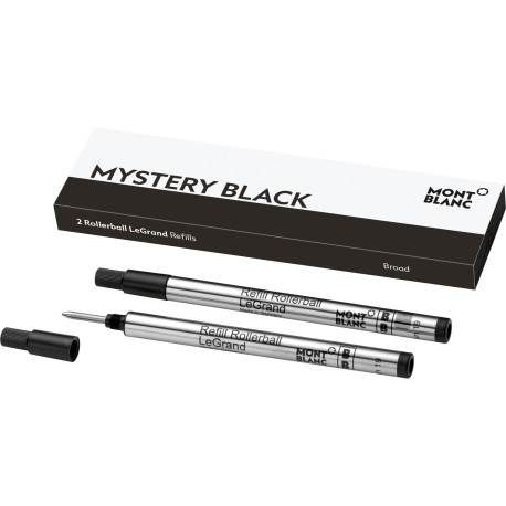 2 recharges pour rollerball LeGrand (B) Mystery Black