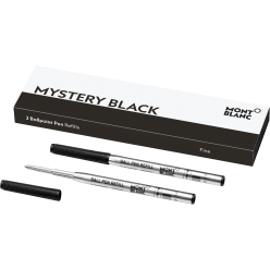 2 recharges de stylo bille (F) Mystery Black