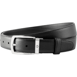 Ceinture affaires noire à couper selon la taille