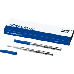 2 recharges pour stylo bille (B), Royal Blue