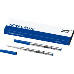 2 recharges pour stylo bille (M), Royal Blue