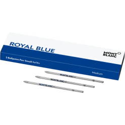 3 recharges pour bille petit modèle, Royal Blue