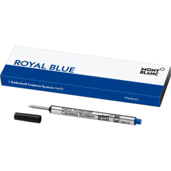 1 recharge pour rollerball sans capuchon (M), Royal Blue
