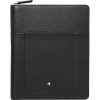 Note book Meisterstück Soft Grain noir zippé avec poche frontale