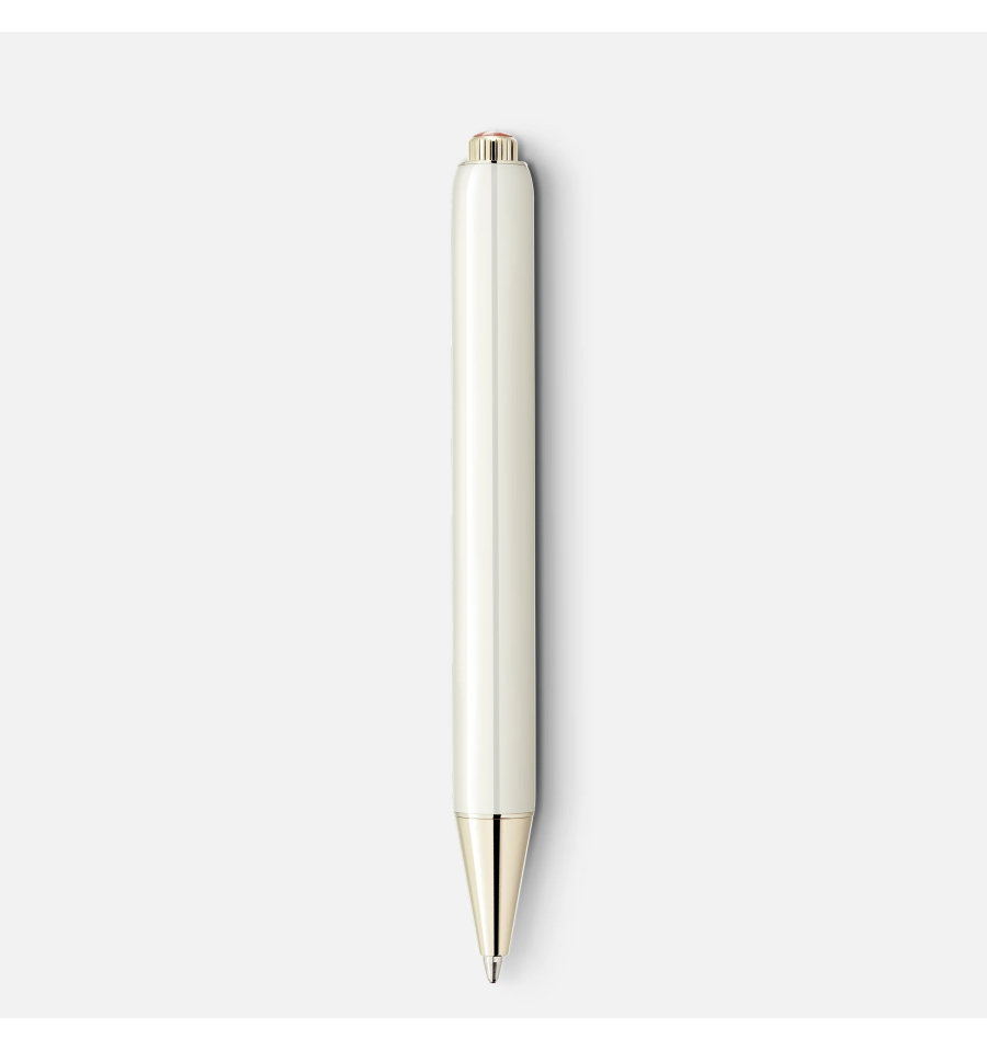 Stylo bille couleur ivoire Montblanc Heritage Rouge et Noir « Baby