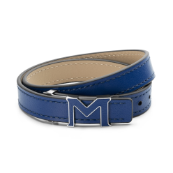 Bracelet Montblanc M Logo bleu