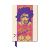 Cahier 146 petit format, Great Characters Jimi Hendrix, blanc, ligné