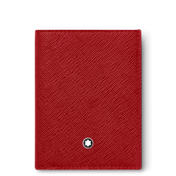 Portefeuille mini format 4cc Montblanc Sartorial Rouge