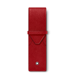 Étui pour 2 instruments d'écriture Montblanc Sartoria Rouge