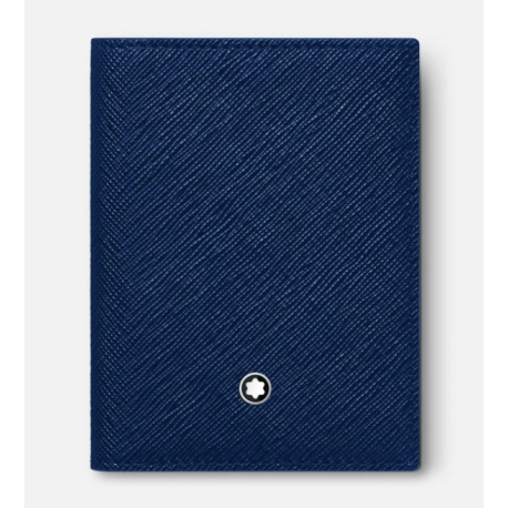 Porte-cartes 4cc Montblanc Sartorial Bleu