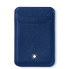 Porte-cartes 2cc Montblanc Sartorial pour iPhone avec MagSafe Bleu