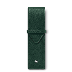 Étui pour 2 instruments d'écriture Montblanc Sartorial Vert Anglais