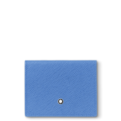 Porte cartes sartorial bleu