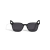 Paire de lunettes de soleil noires en acetate verres gris foncé