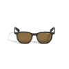 Paire de lunettes de soleil noires verres fumés