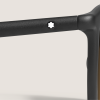 Paire de lunettes de soleil noires verres fumés