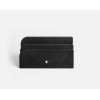 Porte-lettres en cuir noir
