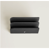 Porte-lettres en cuir noir