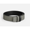 Ceinture réversible de 35 mm en cuir gris moyen/noir