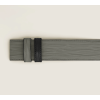 Ceinture réversible de 35 mm en cuir gris moyen/noir