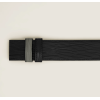 Ceinture réversible de 35 mm en cuir gris moyen/noir