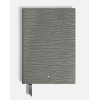 Carnet petit format, 4810 cuir gris moyen, gris, pages lignées