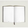 Carnet petit format, 4810 cuir gris moyen, gris, pages lignées