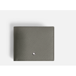 Portefeuille 8cc Sartorial gris moyen