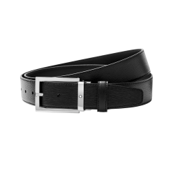 Ceinture de 35 mm en cuir noir