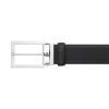 Ceinture de 35 mm en cuir noir