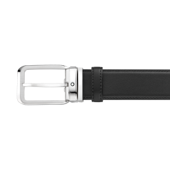 Ceinture de 35 mm en cuir noir