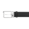 Ceinture de 35 mm en cuir noir