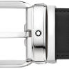 Ceinture de 35 mm en cuir noir