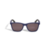 Lunettes de soleil carrées à monture injectée bleue