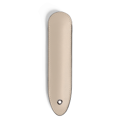 Étui fin pour 1 instrument d'écriture Meisterstück beige nuage