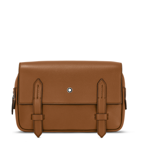 Sac messenger soft grain caramel