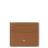 Porte-cartes Soft Grain 6cc caramel