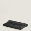 Pochette soft grain noir