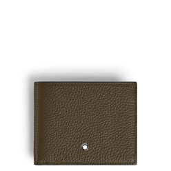Portefeuille 6cc Soft grain kaki