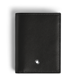 Mini portefeuille 4cc soft noir