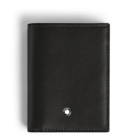 Mini portefeuille 4cc soft noir