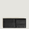 Portefeuille 4cc avec porte-monnaie soft grain noir