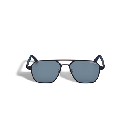 Lunettes de soleil carrées avec monture en métal noir