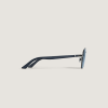 Lunettes de soleil carrées avec monture en métal noir