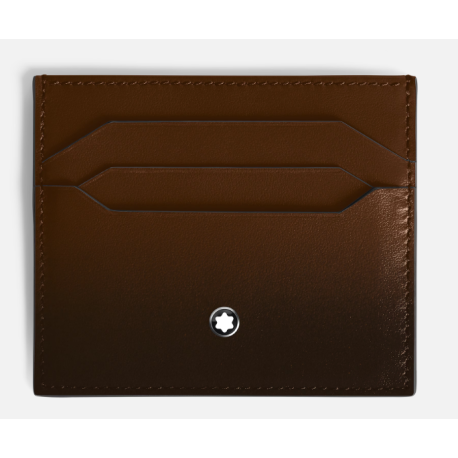 Porte-cartes Meisterstück 6cc Sfumato marron