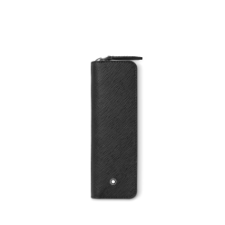 Etui stylo 1 place fermeture éclair sartorial noir